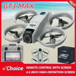 LYZRC 2025 Nieuwe GT3 MAX Drone 8K HD 4.3 "Afstandsbediening Headless-modus Helikopter 360 ° Flip Quadcopter Toys Mini Drone voor Kid Toy Gifts GT3 NORMAL