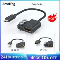 SmallRig Ultra Slim 4K Adapter Kabel A naar A/C naar A/D NAAR A voor BMPCC 4K 6K voor Sony A7SIII voor Panasonic 3019/3020/3021 C TO A 3020