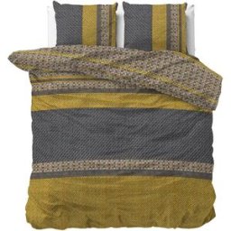 Sleeptime Dekbedovertrek Altor Goud - Lits-jumeaux 240 x 200/220 cm + 2 kussenslopen