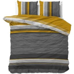 Sleeptime Dekbedovertrek Drake Zwart - Eenpersoons 140 x 200/220 cm + 1 kussensloop