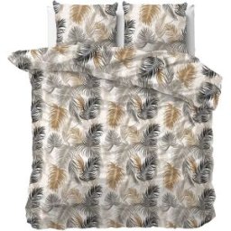 Sleeptime Dekbedovertrek Feather District Zand - Eenpersoons 140 x 200/220 cm + 1 kussensloop