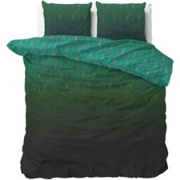 Sleeptime Dekbedovertrek Bowen Groen - Lits-jumeaux 240 x 200/220 cm + 2 kussenslopen