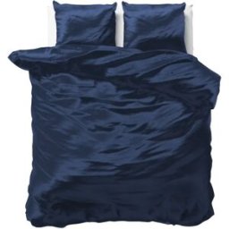 Sleeptime Dekbedovertrek Beauty Skin Care Blauw - Eenpersoons 140 x 200/220 cm + 1 kussensloop
