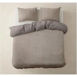 Sleeptime Dekbedovertrek Art Taupe - Tweepersoons 200 x 200/220 cm + 2 kussenslopen