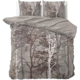 Dreamhouse Dekbedovertrek Indre Grijs - Lits-jumeaux 240 x 200/220 cm + 2 kussenslopen