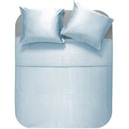 Primaviera DeLuxe Dekbedovertrek Uni Bamboe Blauw - Lits-jumeaux 240 x 200/220 cm + 2 kussenslopen