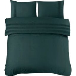 Dreamhouse Dekbedovertrek Bali Groen - Eenpersoons 140 x 200/220 cm + 1 kussensloop