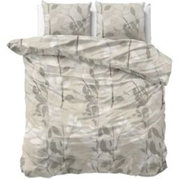 Sleeptime Dekbedovertrek Essence Zand - Eenpersoons 140 x 200/220 cm + 1 kussensloop