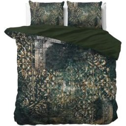 Dreamhouse Dekbedovertrek Nairobi Groen - Eenpersoons 140 x 200/220 cm + 1 kussensloop
