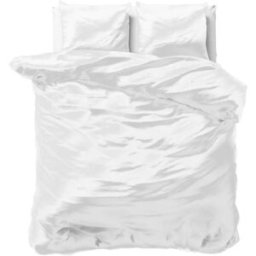 Sleeptime Dekbedovertrek Beauty Skin Care Wit - Eenpersoons 140 x 200/220 cm + 1 kussensloop