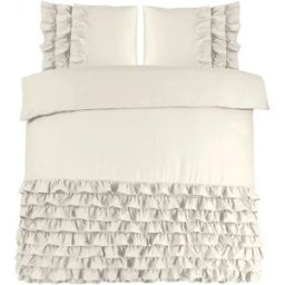 Dreamhouse Dekbedovertrek Cyprus Crème - Eenpersoons 140 x 200/220 cm + 1 kussensloop
