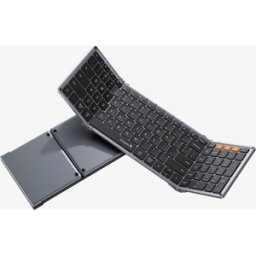 Remodius ProtoArc Opvouwbaar Toetsenbord - Draadloos Toetsenbord - Reis Toetsenbord Draagbaar - Bluetooth - Laptop - IOS Android - iPad Smartphone - Zwart, Space Grey