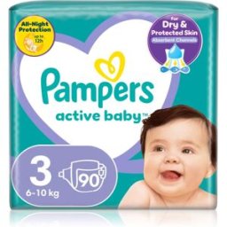 Pampers Active Baby Size 3 wegwerpluiers 6-10 kg 90 st