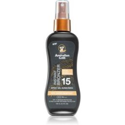 Australian Gold Instant Bronzer beschermende bruiningsspray met Bronzer SPF 15 100 ml