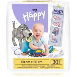 BELLA Baby Happy Baby Underpads wegwerpverschoningsmatjes 60x60xm 30 st