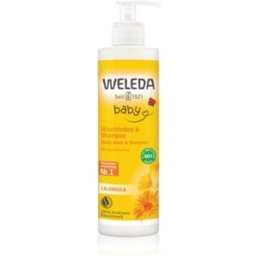 Weleda Baby Shampoo en Wasgel 2in1 voor Kinderen Calendula officinalis 400 ml