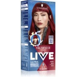 Schwarzkopf LIVE Ultra Brights or Pastel semi-permanente haarkleuring Tint 026 Dark Red 1 st