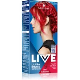 Schwarzkopf LIVE Ultra Brights or Pastel semi-permanente haarkleuring Tint 092 Pillar Box Red 1 st