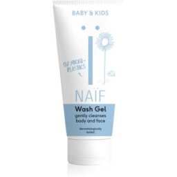 Naif Baby & Kids Wash Gel reinigingsgel voor kinderen en baby‘s voor Lichaam en Gezicht 100 ml