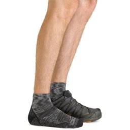 Darn Tough Light Hiker 1/4 Lichtgewicht Sokken Heren (Maat - L, Kleur - Space Gray)