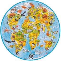 GOKI Puzzel - Wereld Xxl