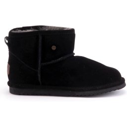 Warmbat - Maat 38 - Wallaby Women Suede Boot Dames Laarzen - Zwart