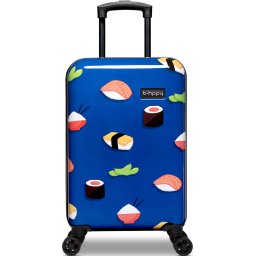 BHPPY Handbagage koffer 53x35x20cm - Handbagage trolley 33L - Veilig Cijferslot - Roll'ing Sushi