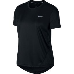 Nike Maat M Miler Top S/S Hardloopshirt Dames