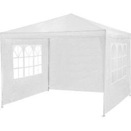 Benson Paviljoen Partytent Wit Met 3 zijwanden - 2,9 x 2,9 meter