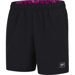 Speedo - Maat S - Printed Trim 16 inch Watershort Heren - Zwart