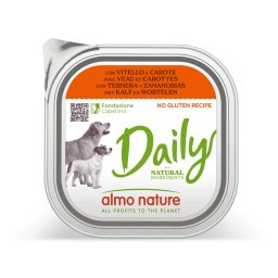 Voordeelverpakking: 18x300g Almo Nature Daily met kalfsvlees en wortels nat hondenvoer