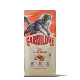 Voordeelpak: 2x6 kg Carnilove True Fresh Large Adult Cat Rund Kattenvoer droog