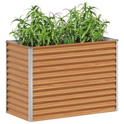vidaXL Verhoogde plantenbak Licht Bruin 98 x 50 x 68 cm
