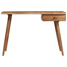 vidaXL Schrijftafel 110x50x76 cm massief acaciahout