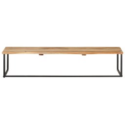 vidaXL Kapstok met schap 100x35x22 cm massief acaciahout