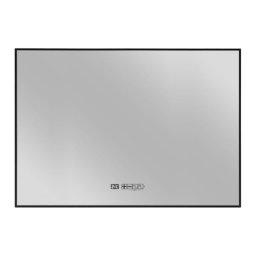 Eurom Sani 600 Mirror LED WiFi Badkamerkachel Zwart