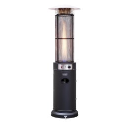 Eurom Flameheater Round 11000 DE Patioheater Terrasverwarmer Zwart