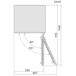 Miele KU 7035 D Onderbouw koelkast zonder vriezer