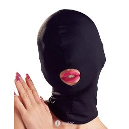* Bad Kitty Zwarte masker met mondopening, BK2490366