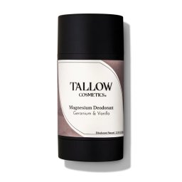 Tallow Cosmetics Magnesium Deodorant Geranium & Vanilla