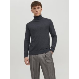 JACK&JONES - Maat M JJEEMIL KNIT ROLL NECK NOOS Heren Trui