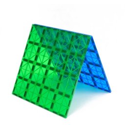 Magnetisch Speelgoed - Uitbreidingsset - Basisplaten - Groen&Blauw