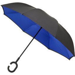 MiniMAX - Opvouwbare Inside Out Paraplu - Ã˜ 107 cm - Zwart/Blauw