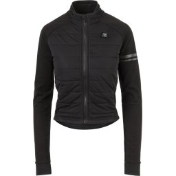 AGU - S - Deep Winter Thermo Fietsjack Essential Dames Heated - Zwart Met verwarmende elementen - Incl Batterij