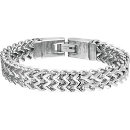 The Jewelry Collection - Armband 10 mm 21 cm - Staal