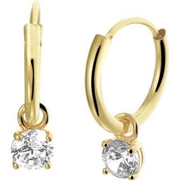 The Jewelry Collection - Zirkonia hangers - Dames - Oorringen - 11 mm