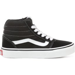 Vans Ward Hi Sneakers - (Suede/Canvas) Black/White - Maat 27