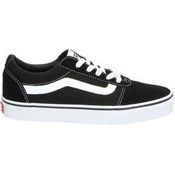 Vans Ward Suede/Canvas Dames Sneakers - 39 - Black/White