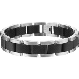 The Jewelry Collection - Heren Armband 14 mm 21 cm - Staal