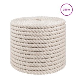 vidaXL Jute Touw 12 mm Wit 100% Tossa jute